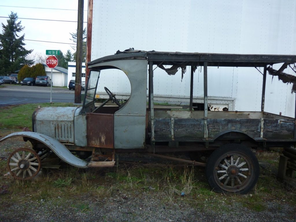 1924 Model TT C cab Cargo Truck barn find for restoration