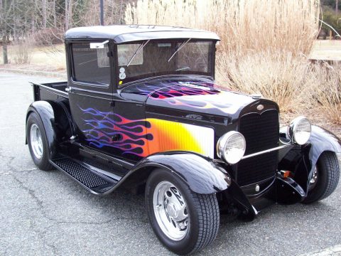 GREAT 1931 Ford Model A Black w/Flames for sale