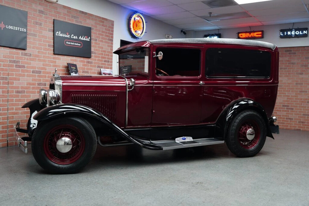 1930 Ford Model A Panel Delivery 6005 Miles Maroon 327 V8 Turbo 350