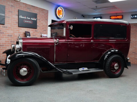 1930 Ford Model A Panel Delivery 6005 Miles Maroon 327 V8 Turbo 350 for sale