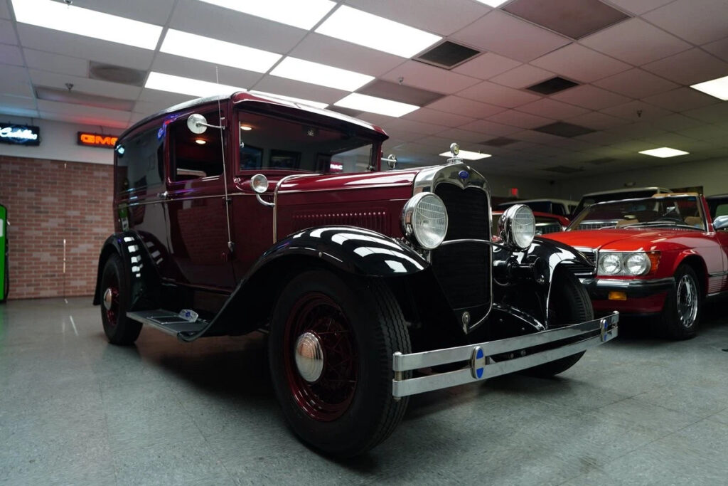 1930 Ford Model A Panel Delivery 6005 Miles Maroon 327 V8 Turbo 350
