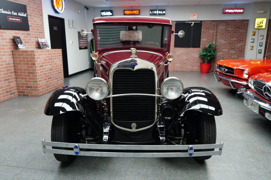 1930 Ford Model A Panel Delivery 6005 Miles Maroon 327 V8 Turbo 350