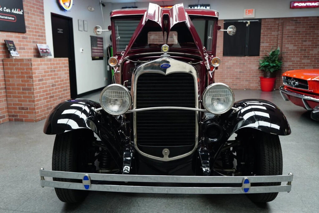 1930 Ford Model A Panel Delivery 6005 Miles Maroon 327 V8 Turbo 350