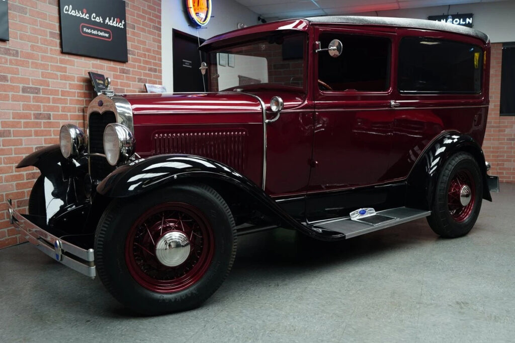 1930 Ford Model A Panel Delivery 6005 Miles Maroon 327 V8 Turbo 350