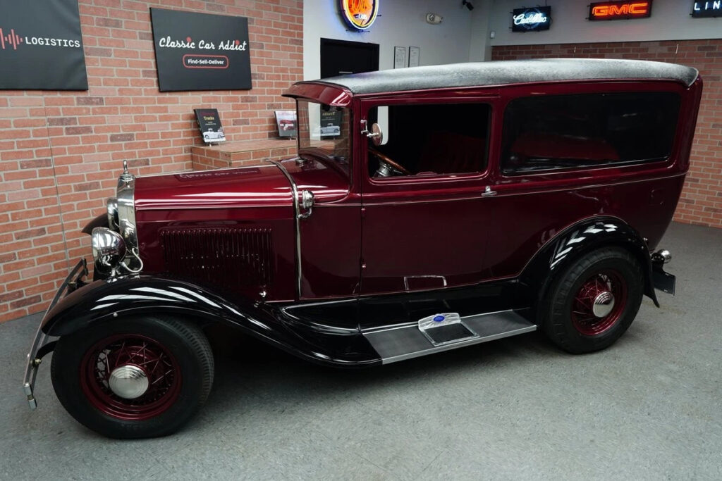 1930 Ford Model A Panel Delivery 6005 Miles Maroon 327 V8 Turbo 350