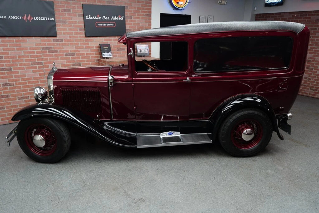 1930 Ford Model A Panel Delivery 6005 Miles Maroon 327 V8 Turbo 350