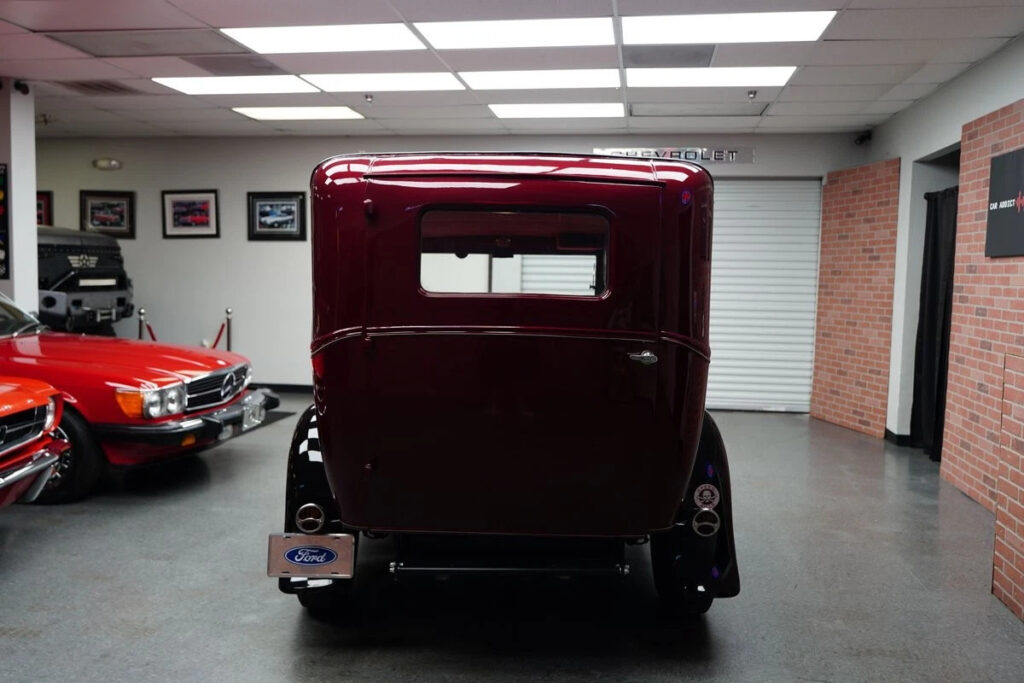 1930 Ford Model A Panel Delivery 6005 Miles Maroon 327 V8 Turbo 350