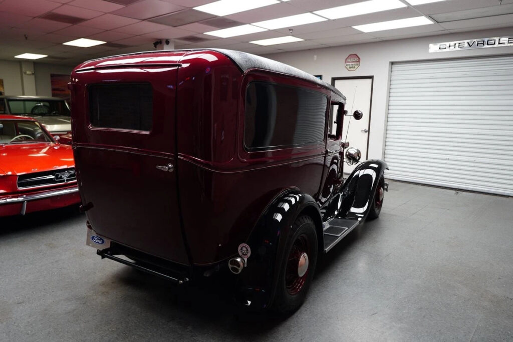 1930 Ford Model A Panel Delivery 6005 Miles Maroon 327 V8 Turbo 350
