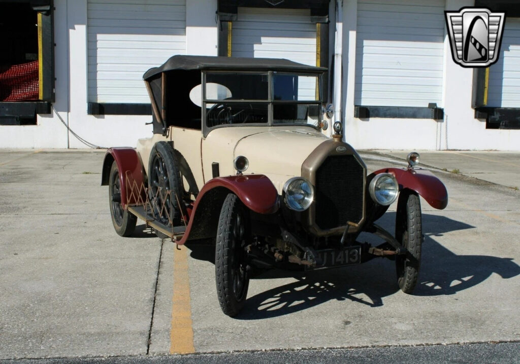 Cream/burgundy 1924 Humber Light Tourer Convertible 4 Cylinder Speed Manual