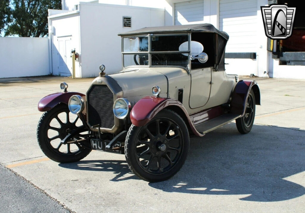 Cream/burgundy 1924 Humber Light Tourer Convertible 4 Cylinder Speed Manual