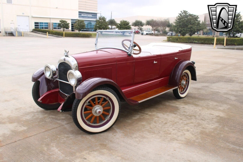 Red 1926 Chrysler Model F-58 4 Cylinder 3-Speed Manual