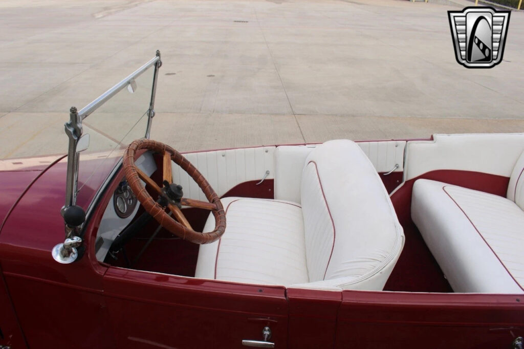 Red 1926 Chrysler Model F-58 4 Cylinder 3-Speed Manual