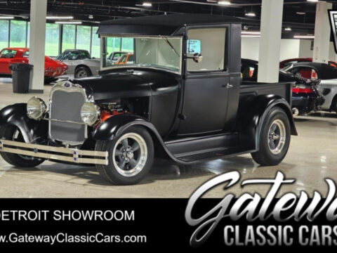 Satin Black 1929 Ford Model A Pickup 350 Cu.in. V8 for sale