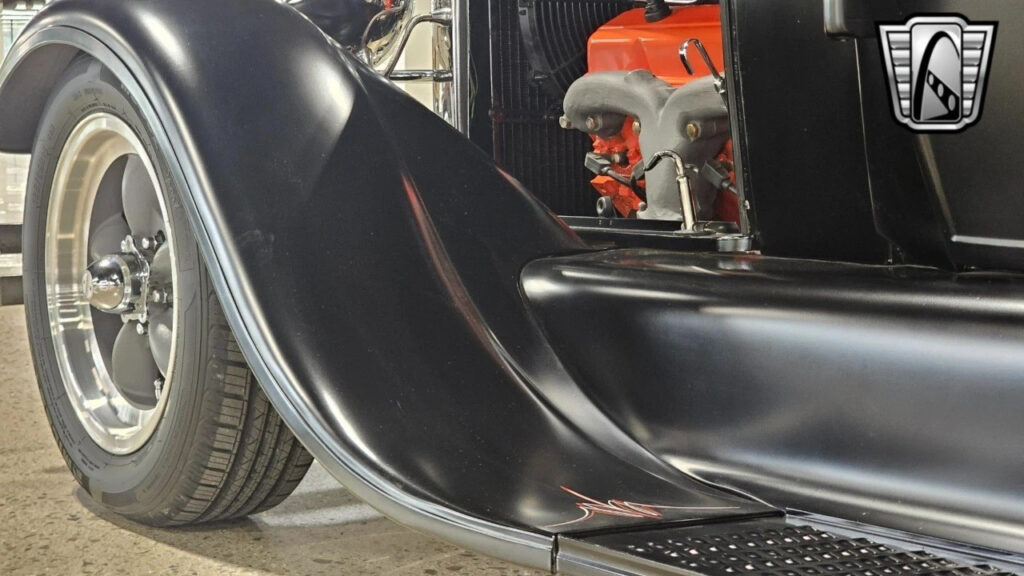 Satin Black 1929 Ford Model A Pickup 350 Cu.in. V8