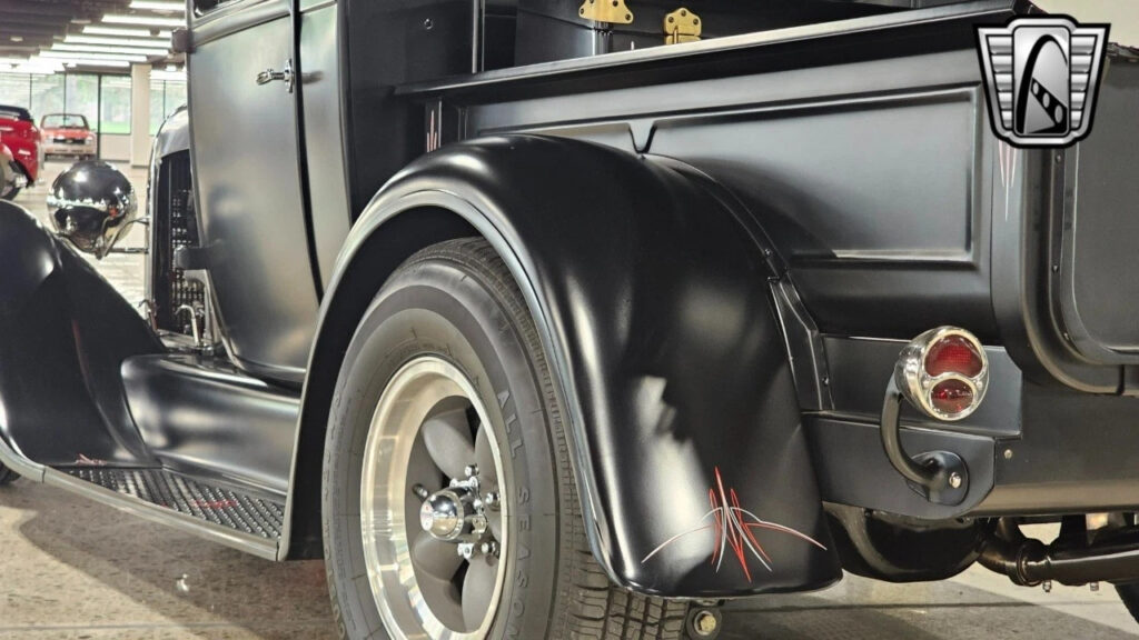 Satin Black 1929 Ford Model A Pickup 350 Cu.in. V8