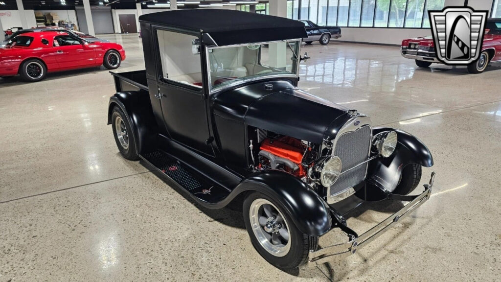 Satin Black 1929 Ford Model A Pickup 350 Cu.in. V8